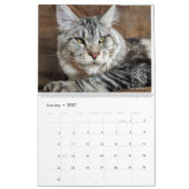 子犬ソックスCalendar氏 カレンダー (1月 2027)