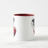 子犬ハートマグ マグカップ (中央)