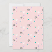 子犬パーティの招待状 招待状 (裏面)