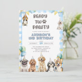 子犬パーティーの仲間たち 2歳の誕生日 招待状 (スタンド正面)