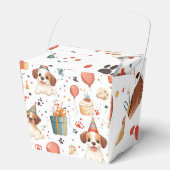 子犬パーティーギフトボックス フェイバーボックス (正面)