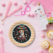 子犬パーティー誕生日 | かわいいキッズドッグテーマ ペーパープレート (パーティー)