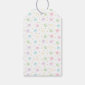 子犬ピンクガールポーティ誕生日 ギフトタグ (裏面)