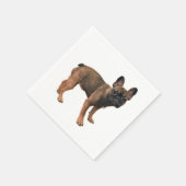 子犬フランスのの子犬 スタンダードカクテルナプキン (角)
