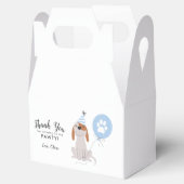 子犬ブルーありがとうお誕生日パーティー フェイバーボックス (オープン)