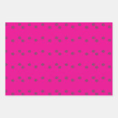 子犬プリント2025 ラッピングペーパーシート (正面3)