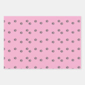 子犬プリント2025 ラッピングペーパーシート (正面)