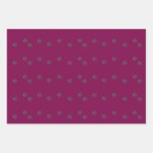 子犬プリント2025 ラッピングペーパーシート (正面3)