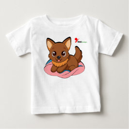 子犬ベビーTシャツ ベビーTシャツ