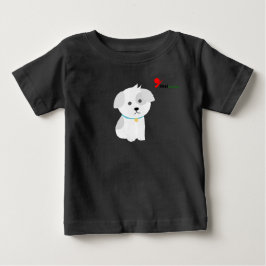 子犬ベビーTシャツ ベビーTシャツ