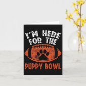 子犬ボウルが観たい - 面白い犬のユニ大人 カード (黄色い花)