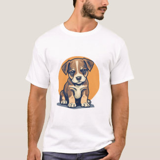 子犬ライフTシャツ | かわいいペット好きの人におすすめのTシャツ Tシャツ
