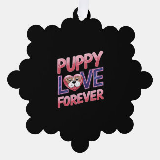 子犬ラブフォーエバードッグ オーナメントカード
