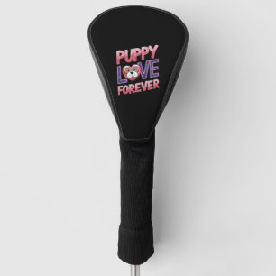子犬ラブフォーエバードッグ ゴルフヘッドカバー