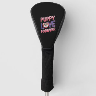 子犬ラブフォーエバードッグ ゴルフヘッドカバー