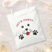 子犬レッツポーティ誕生日キッド フェイバーバッグ (クリップ留めされた状態)