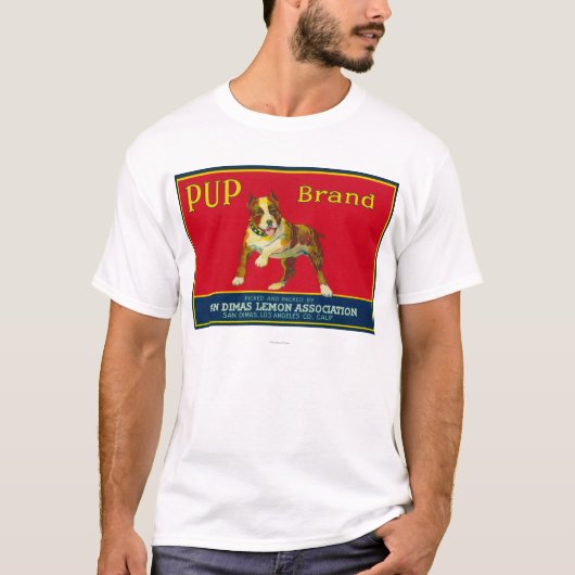 子犬レモンLabelSan Dimas、カリフォルニア Tシャツ (正面)
