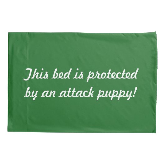 子犬保護 枕カバー (裏面)