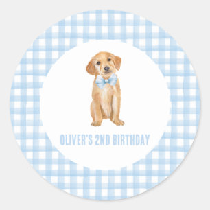 子犬名門私立校風のの誕生日 ラウンドシール