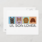 子犬座の恋人のTシャツおよびギフト ポストカード (正面/裏面)