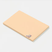 子犬日本の愛の可愛いだるまロゴ – Zazzle ポストイット (アングル)