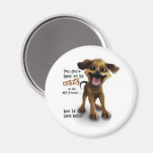 子犬熱狂する マグネット (正面/裏面)