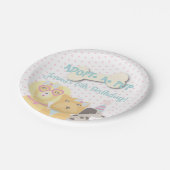 子犬用のパーティー ペーパープレート (アングル)