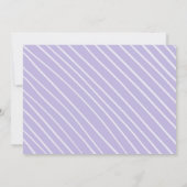 子犬用誕生日招待状ドッグパーティーポーティガール 招待状 (裏面)