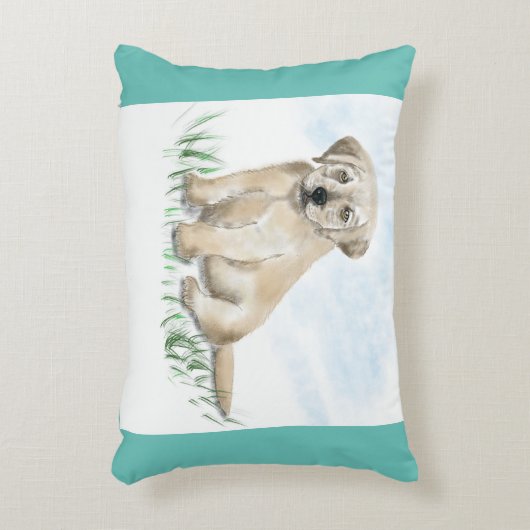 子犬装飾用クッション アクセントクッション (正面(垂直))