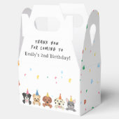 子犬誕生日ありがとう フェイバーボックス (オープン)