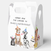 子犬誕生日ありがとう フェイバーボックス (オープン)