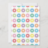 子犬誕生日招待状 招待状 (裏面)