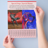子犬販売チラシテンプレート チラシ (手)