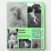 子犬販売テンプレート フォトプラーク (正面)