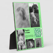 子犬販売テンプレート フォトプラーク (側面)
