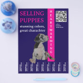 子犬販売中  チラシ (シングル)