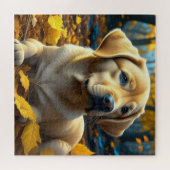 子犬遊の紅葉 ジグソーパズル (横)