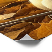 子犬遊の紅葉 ポスター (角)