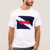 子犬遊プライド旗メンズウルトラコットンタンクトップ Tシャツ (正面)