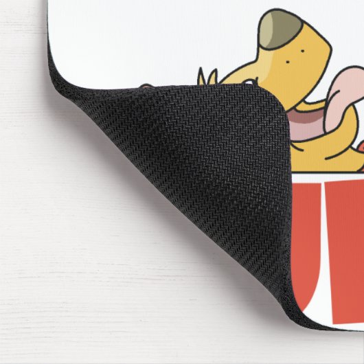 子犬遊 マウスパッド (コーナー)