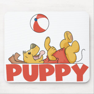 子犬遊 マウスパッド