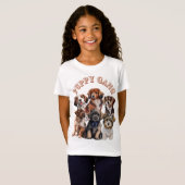 子犬集団 Tシャツ (正面フル)