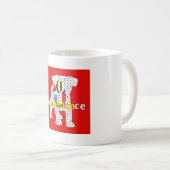 子犬0メンテナンスマグ コーヒーマグカップ (正面右)