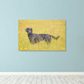 子犬16か月 キャンバスプリント (インサイチュ (ウッドフロア))