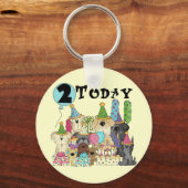 子犬2nd誕生日バッシュTシャツとギフト キーホルダー (正面)