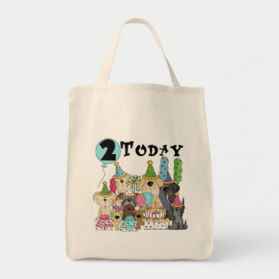 子犬2nd誕生日バッシュTシャツとギフト トートバッグ