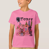 子犬4th誕生日バッシュTシャツとギフト Tシャツ (正面)
