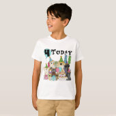子犬4th誕生日バッシュTシャツとギフト Tシャツ (正面フル)
