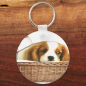 子犬 キーホルダー (正面)