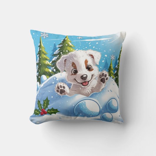 子犬 クッション (正面)